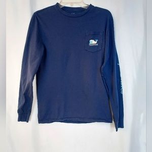 Vineyard Vines Blue  with Whale. Size XL (18) Youth